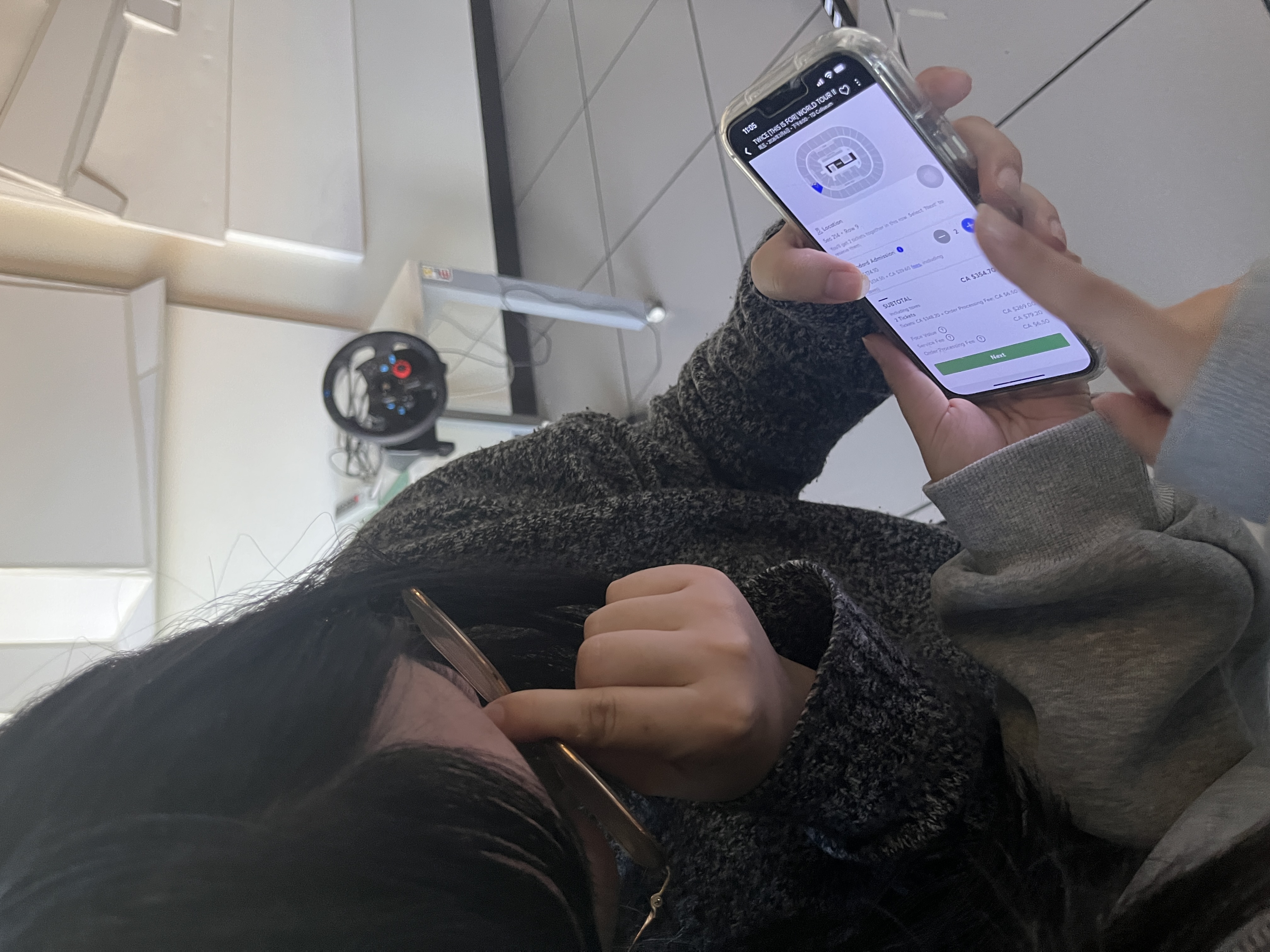 New users are unfamiliar with the area allocation of the venue.